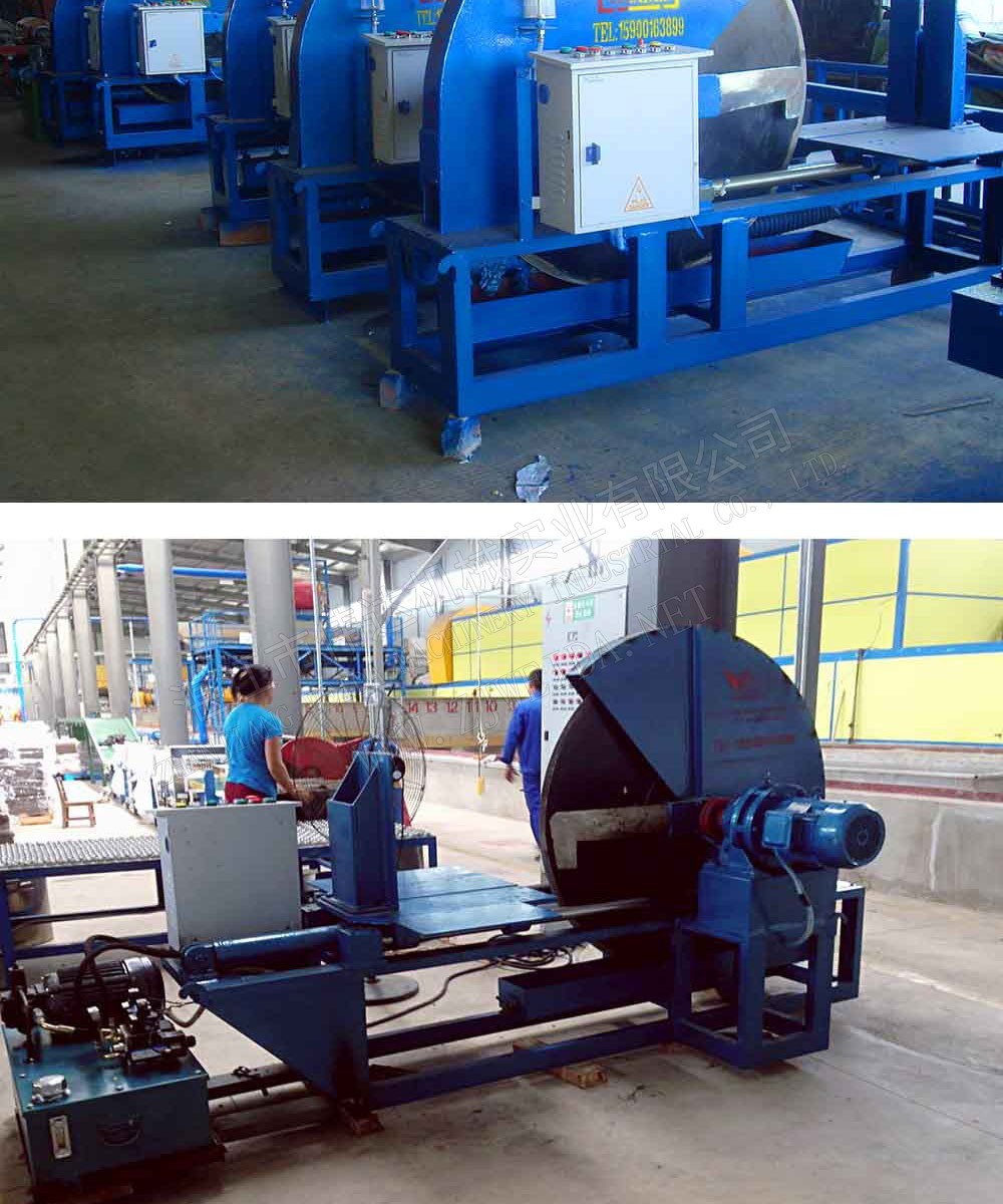 Horizontal hydraulic cutting machine